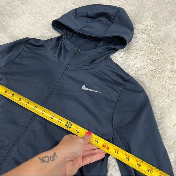 Nike Women’s Therma Core Warm Full Zip Hoodie Blue Size Medium - Picture 8 of 11